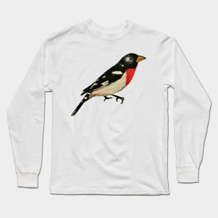 Rose Breasted Grosbeak Long Sleeve T-Shirt